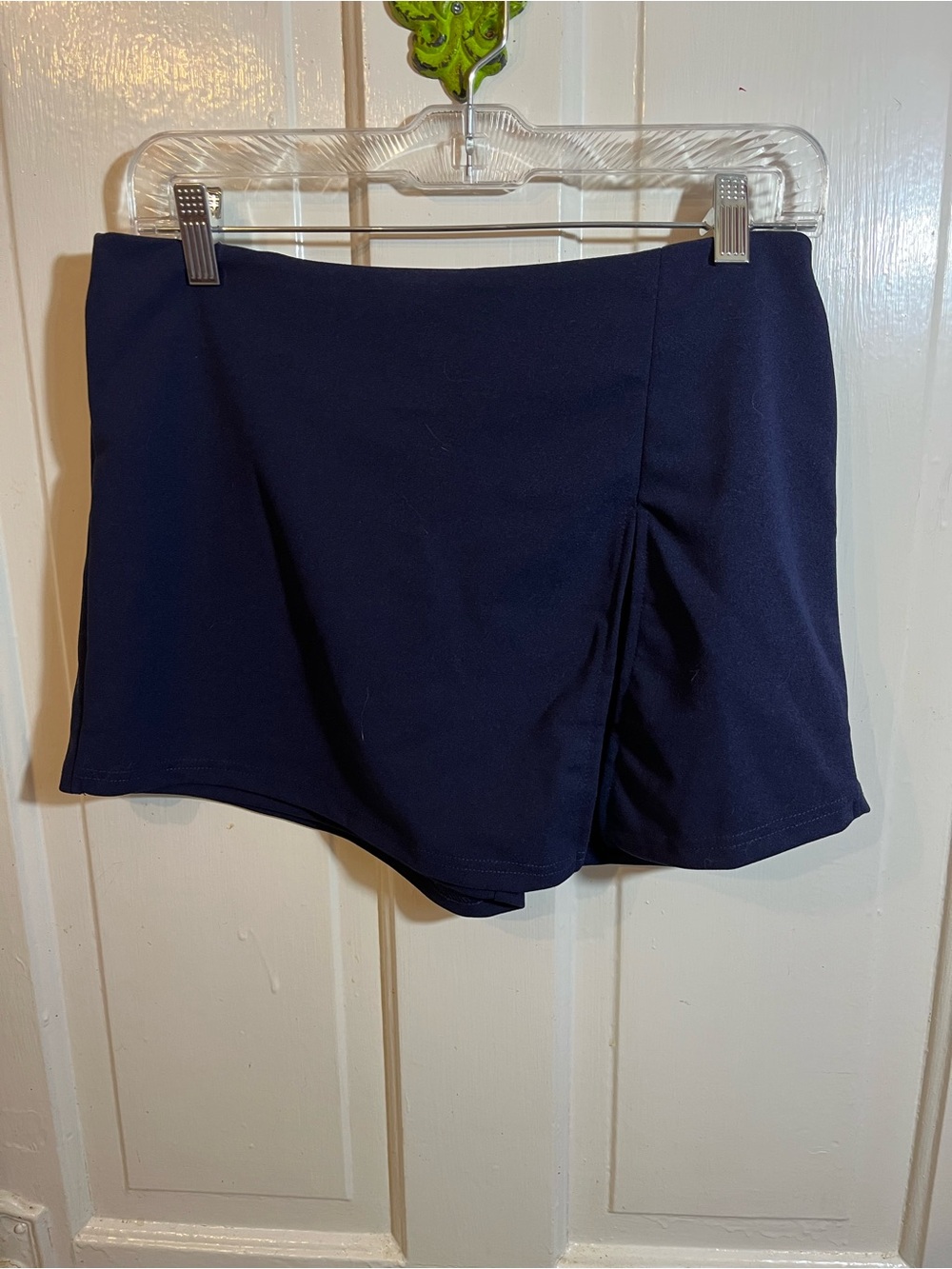 SHEIN Navy Wrap-Style Skort